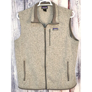 Patagonia Better Sweater Fleece Zip Up Vest Gray Men's Size Xtra Large